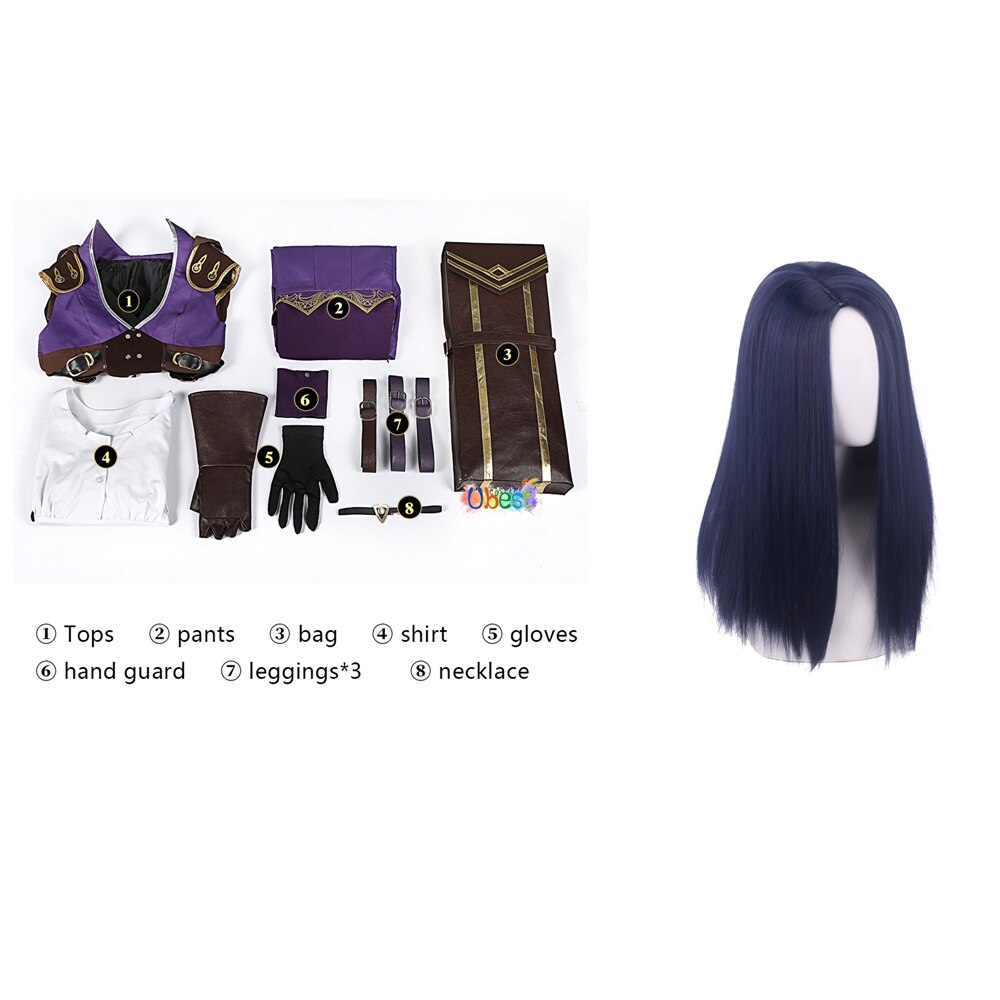 Arcane: Caitlyn Costume Cosplay Suit Shoes Wig - League of Legends Fan Store