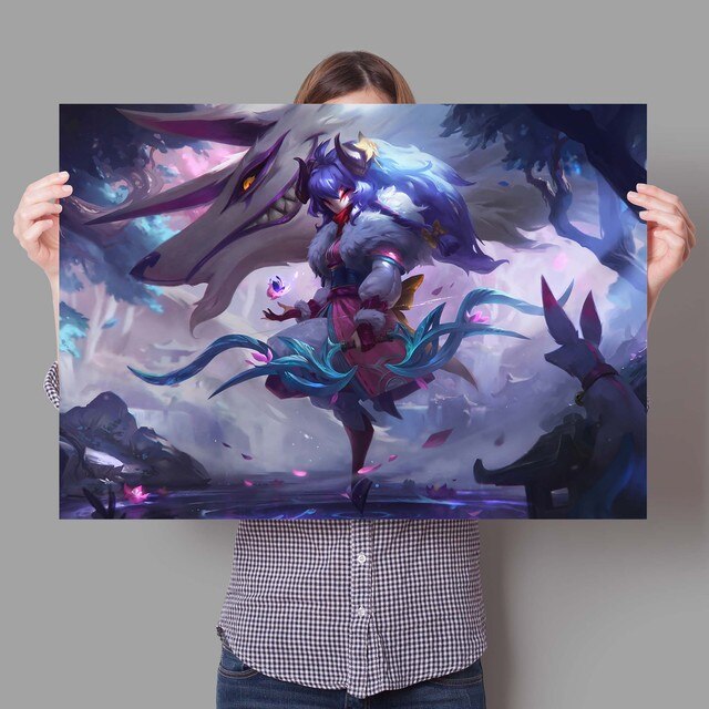 "Soul Lotus" Poster - Canvas Painting Series 1 - League of Legends Fan Store