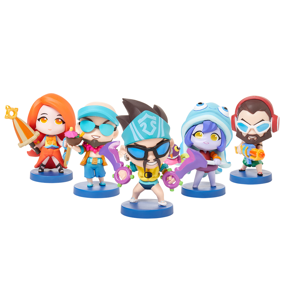 Summer Pool Party Mini Figures - League of Legends Fan Store