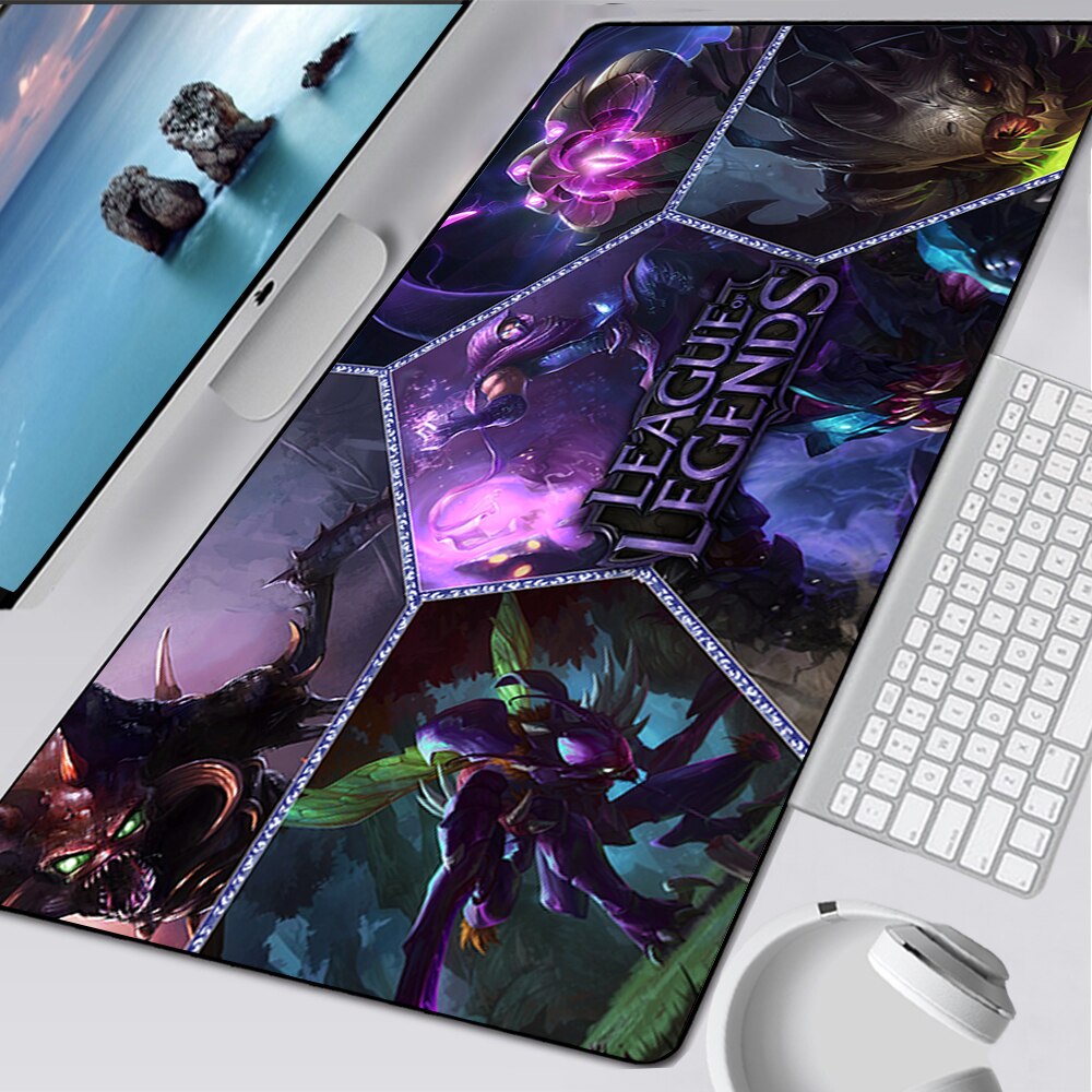 LoL ChoGath Gaming Mousepads, Jurassic ChoGath, Prestoric Chogath, Nightmare, Gentleman, Broken Covenant, League of Legends Deskmat Gift