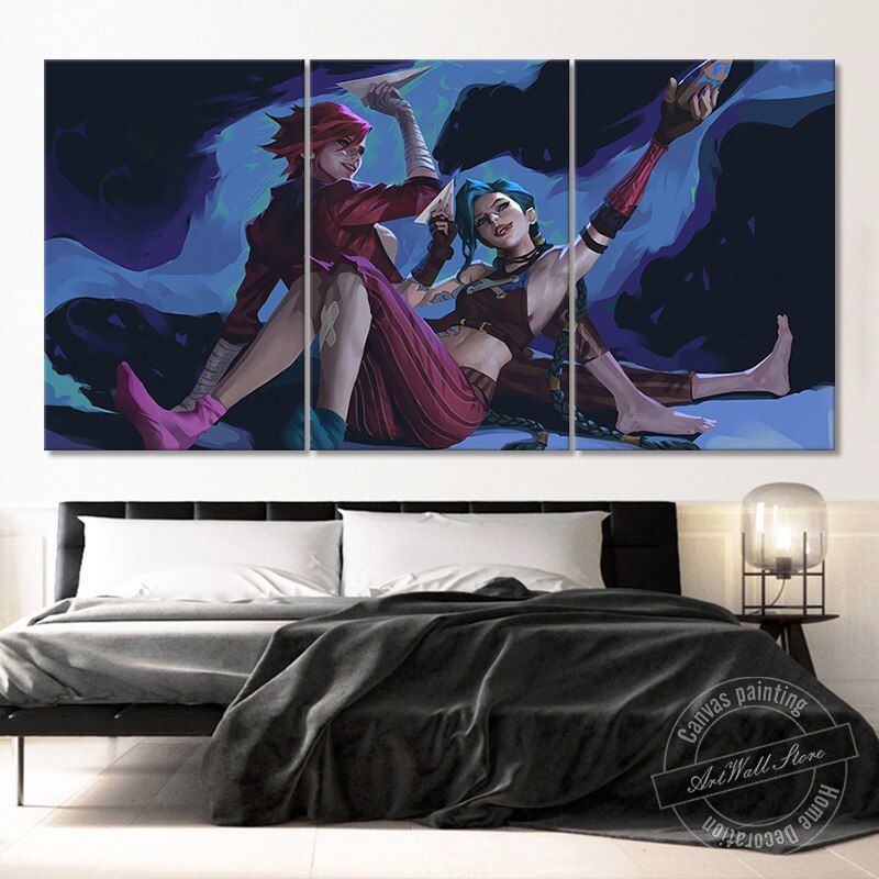 Arcane Jinx - Vi Poster - Canvas Painting - League of Legends Fan Store