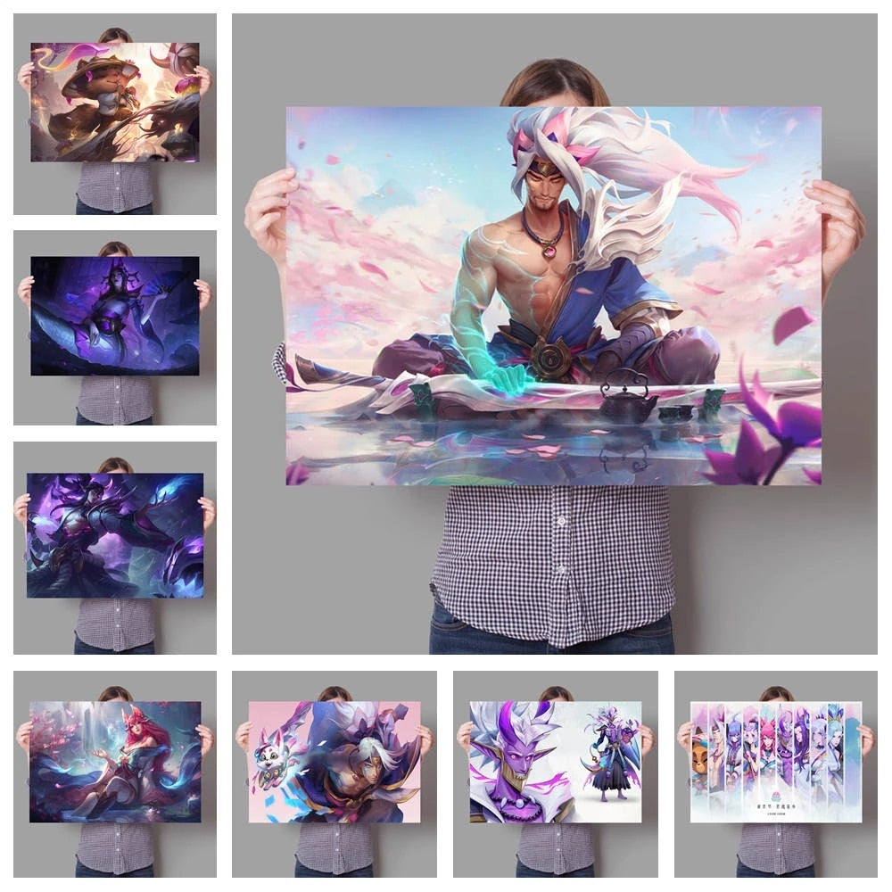 "Soul Lotus" Poster - Canvas Painting Series 1 - League of Legends Fan Store