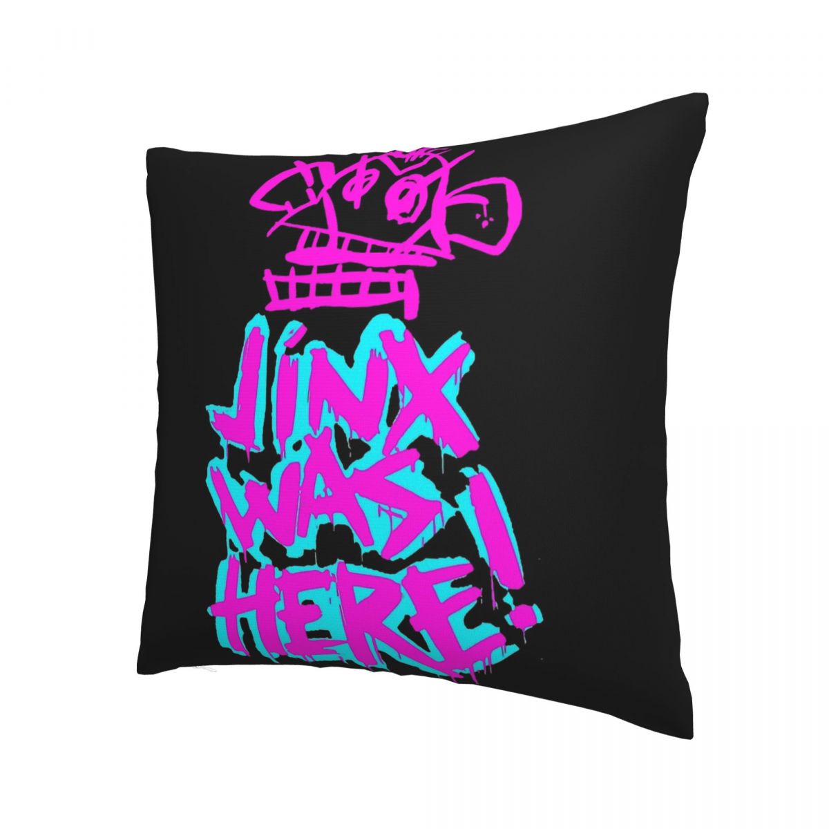 Monkey Jinx Throw Pillow Case Arcane - League of Legends Fan Store