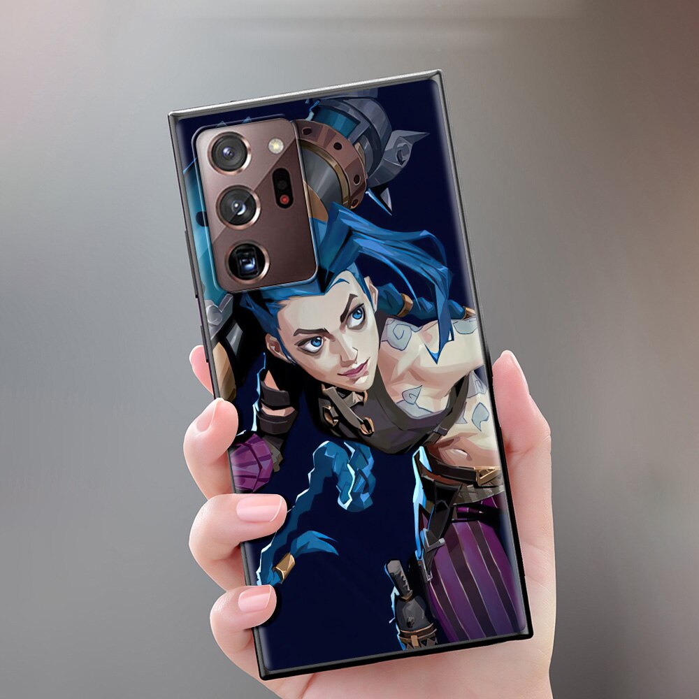 Collection 3 Case For Samsung Galaxy Note 20 Ultra 10 Plus 9 8 A50 A70 A30 A20 A10 M51 M31 M30s A40 A10e Soft Phone Cover Arcane Hot Anime - League of Legends Fan Store