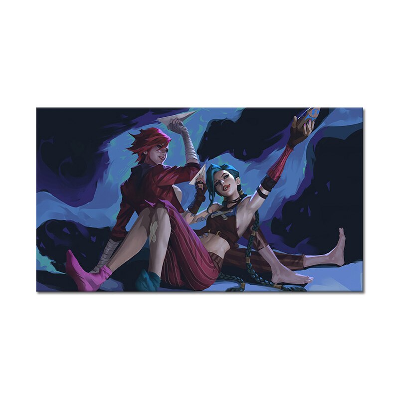 Arcane Jinx - Vi Poster - Canvas Painting - League of Legends Fan Store