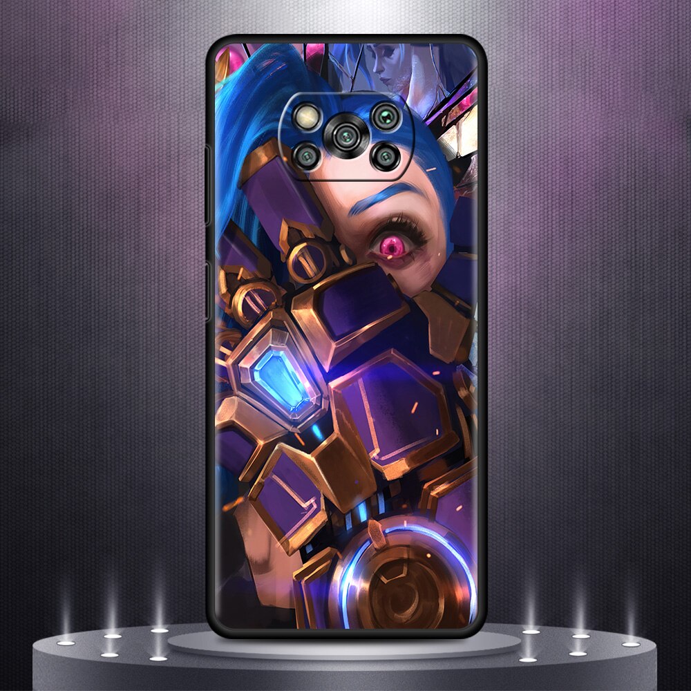 Collection 1 Silicone Phone Case For Xiaomi Mi Poco X3 NFC 11 Lite 11T Pro Note 10 10T 9 9T A2 M3 F3 F1 Shell Soft Cover Arcane Hot Anime Sac - League of Legends Fan Store