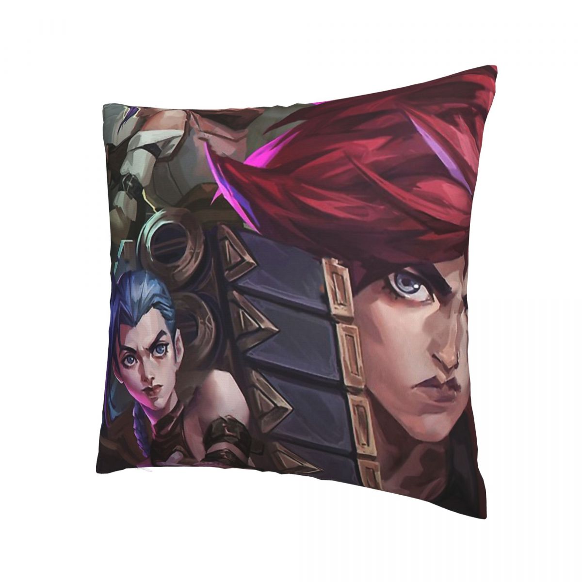 Jinx Vi Team Polyester Cushion Cover - League of Legends Fan Store