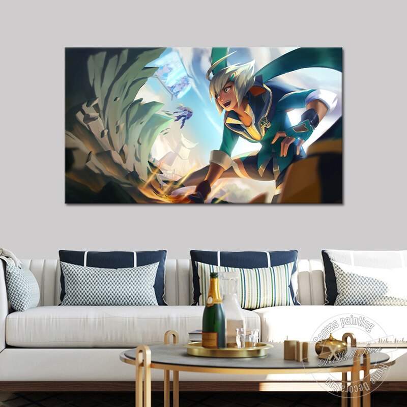 Battle Academia Taliyah Poster - Canvas Painting - League of Legends Fan Store