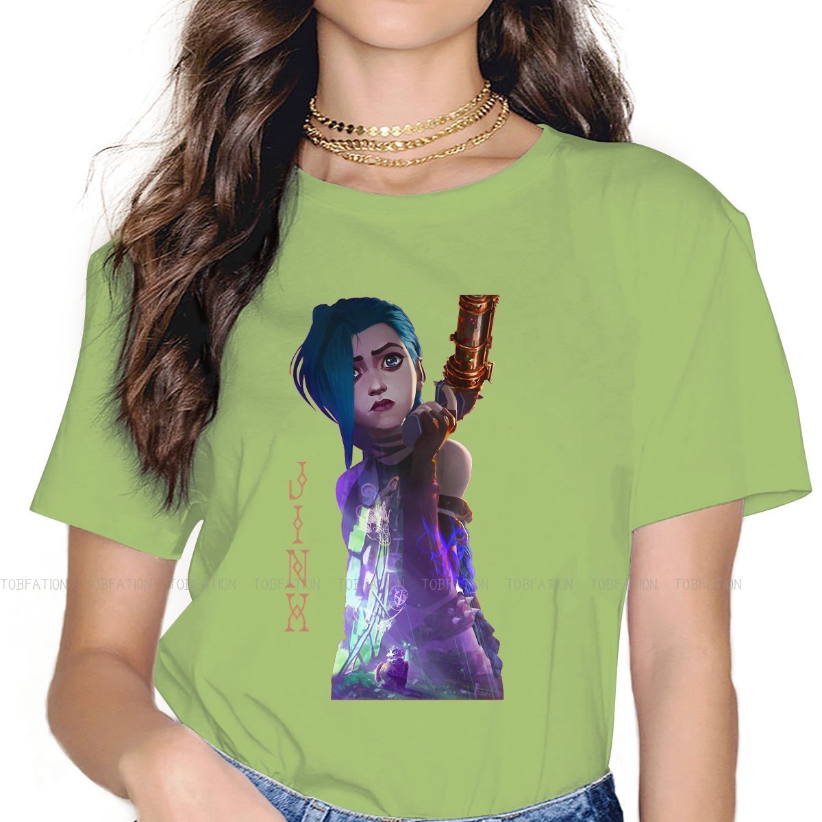 Arcane Jinxxx Fashion T-Shirts - League of Legends Fan Store