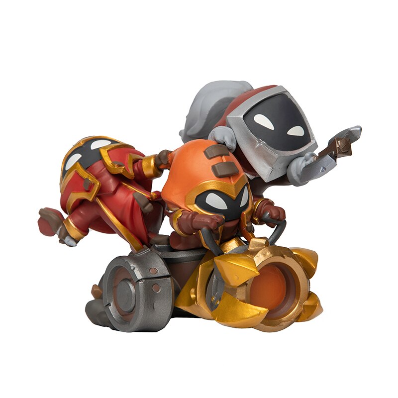 Red Party Artillery Car Little Soldier Figure - League of Legends Fan Store