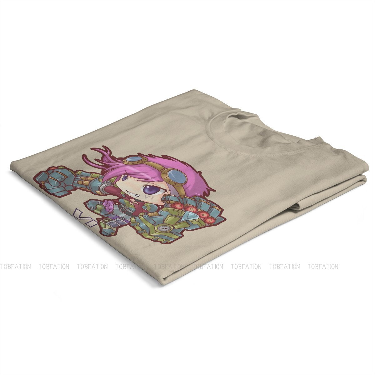 Kawaii VI The Piltover Enforcer T-Shirt - League of Legends Fan Store