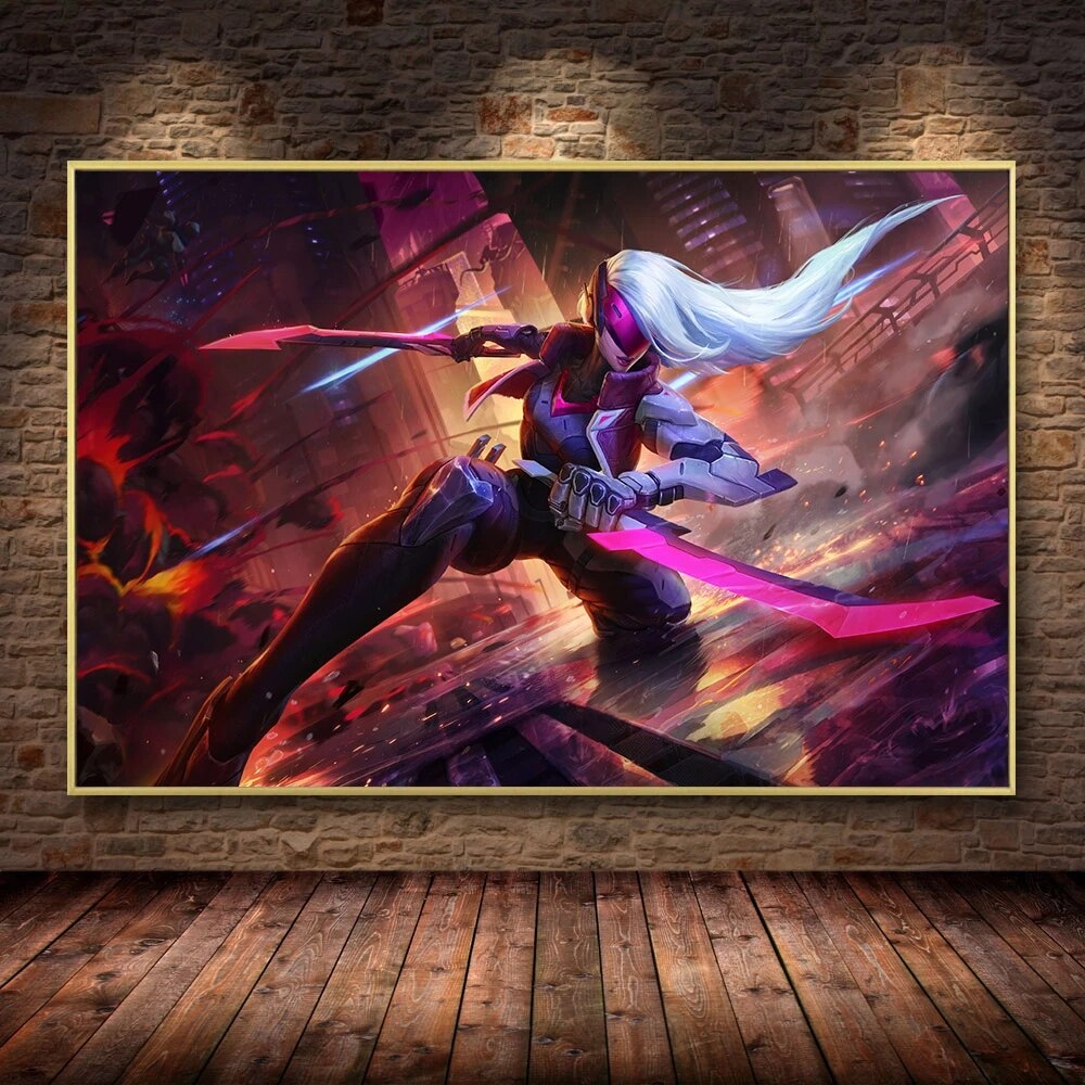 "Source Plan"  Poster - Canvas Painting Series 1 - League of Legends Fan Store