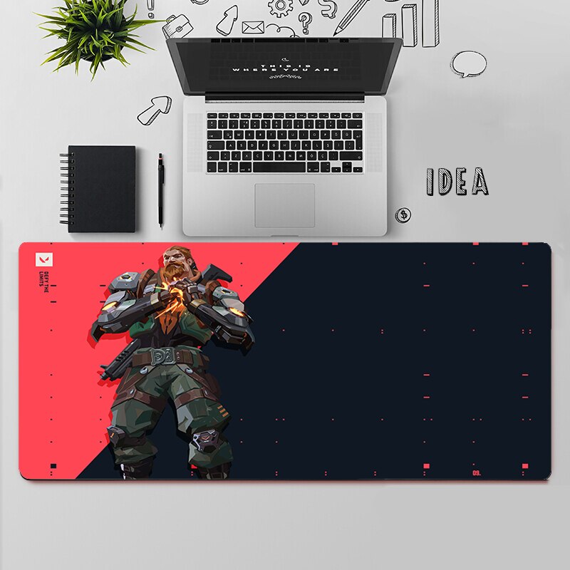 Valorant Breach Mousepads | Valorant Gaming Desk Mat Collection