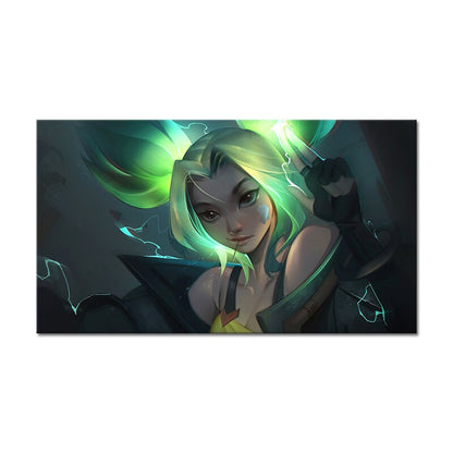 Zeri Poster - Canvas Painting - League of Legends Fan Store