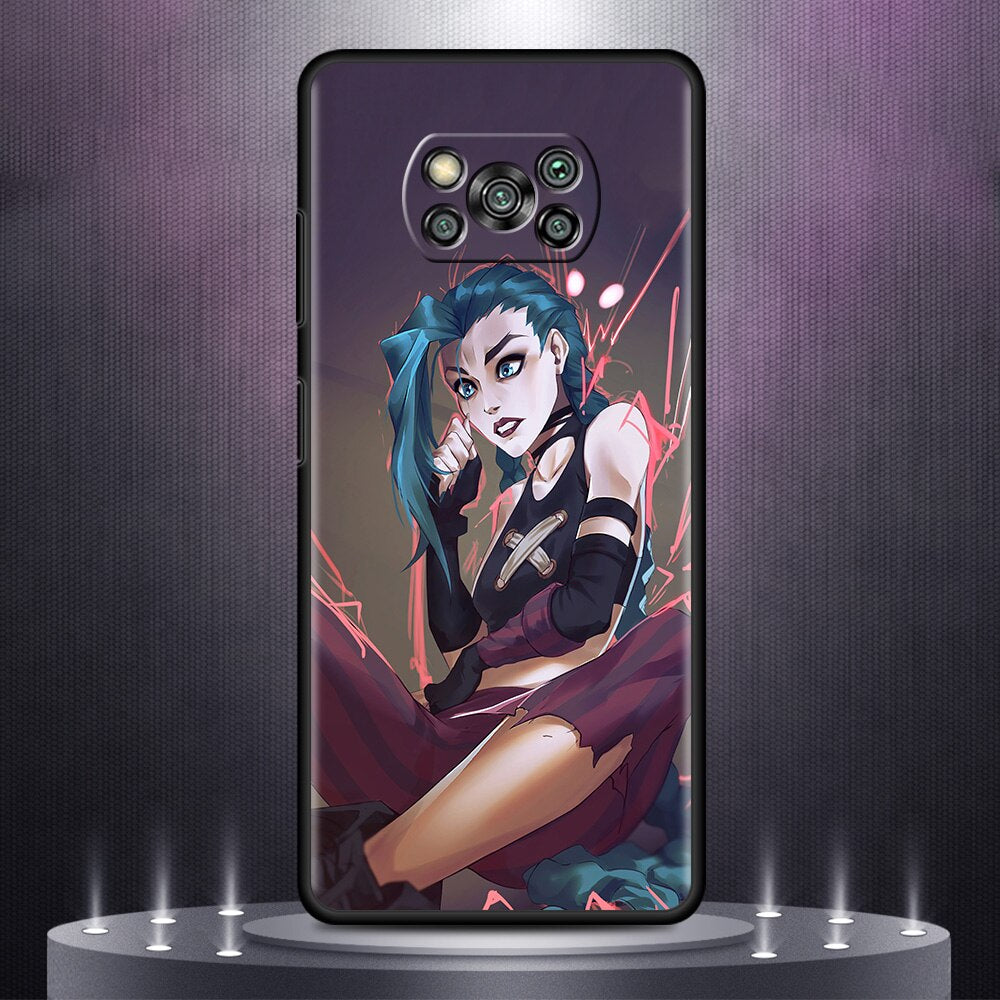 Collection 2 Silicone Phone Case For Xiaomi Mi Poco X3 NFC 11 Lite 11T Pro Note 10 10T 9 9T A2 M3 F3 F1 Shell Soft Cover Arcane Hot Anime Sac - League of Legends Fan Store