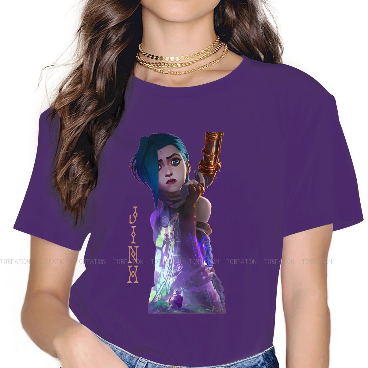 Arcane Jinxxx Fashion T-Shirts - League of Legends Fan Store