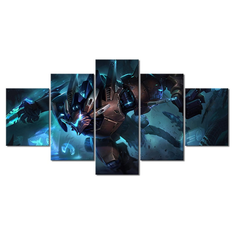 Rengar "Mecha" Poster - Canvas Painting - League of Legends Fan Store