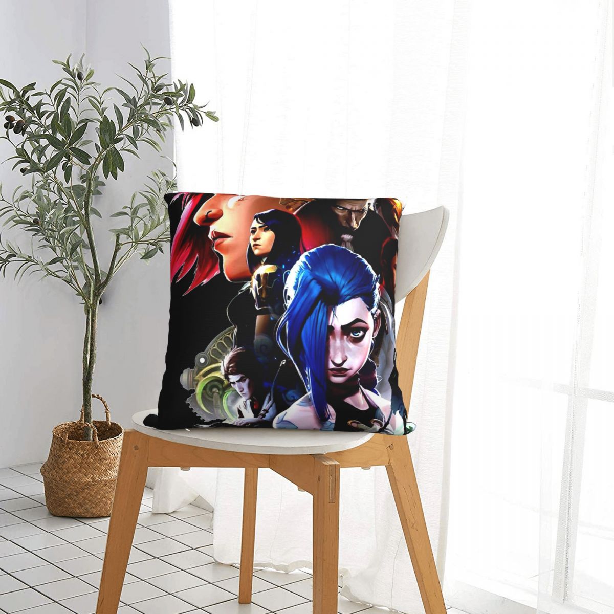 Polyester Cushion Cover Arcane - League of Legends Fan Store