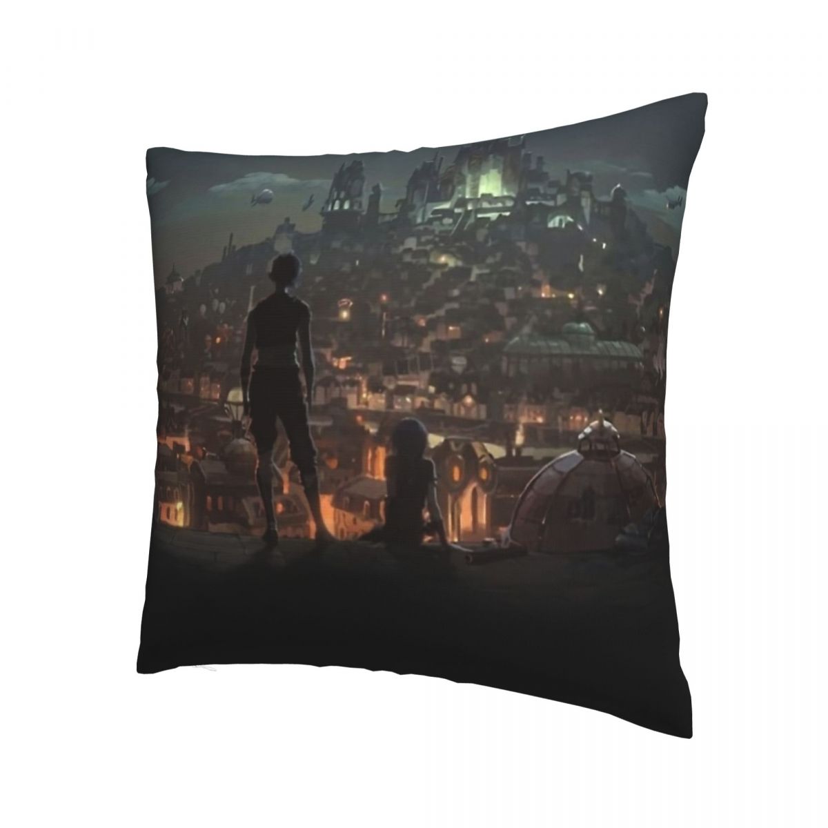 Jinx And Vi Throw Pillow Case Arcane 2 - League of Legends Fan Store