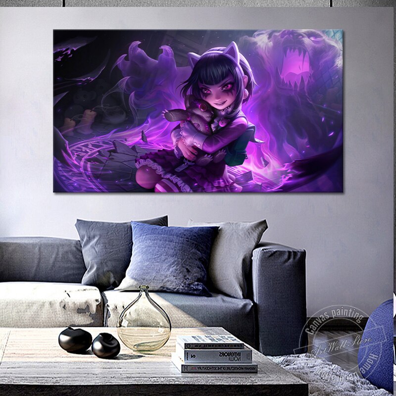 Goth Annie Poster - Canvas Painting - League of Legends Fan Store