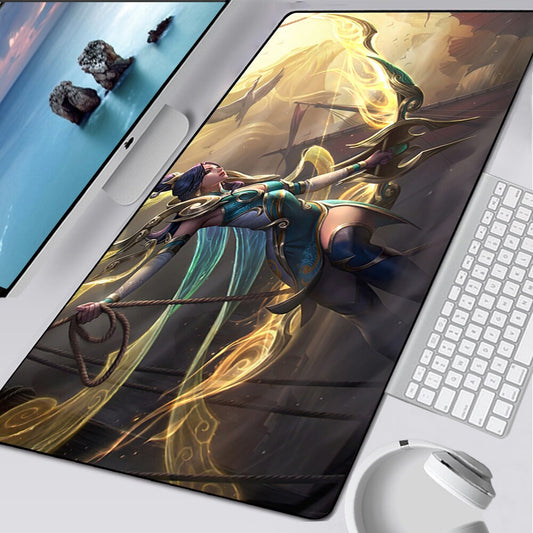 LoL Ashe Mousepad Collection, Freljord, Coven Ashe, Marauder Ashe, High Noon Ashe, Lunar Empress Ashe, League of Legends Deskmat Gift