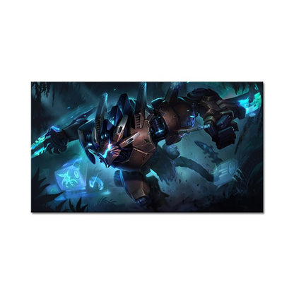 Rengar "Mecha" Poster - Canvas Painting - League of Legends Fan Store