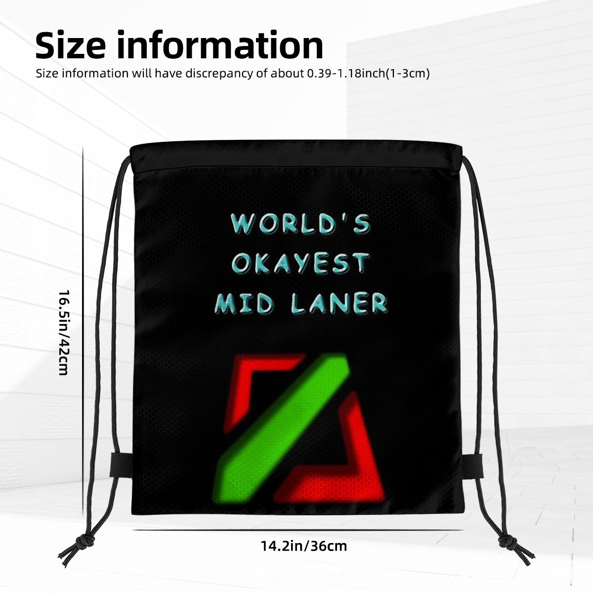 "Worlds Okayest Mid Laner" Backpack - League of Legends Fan Store