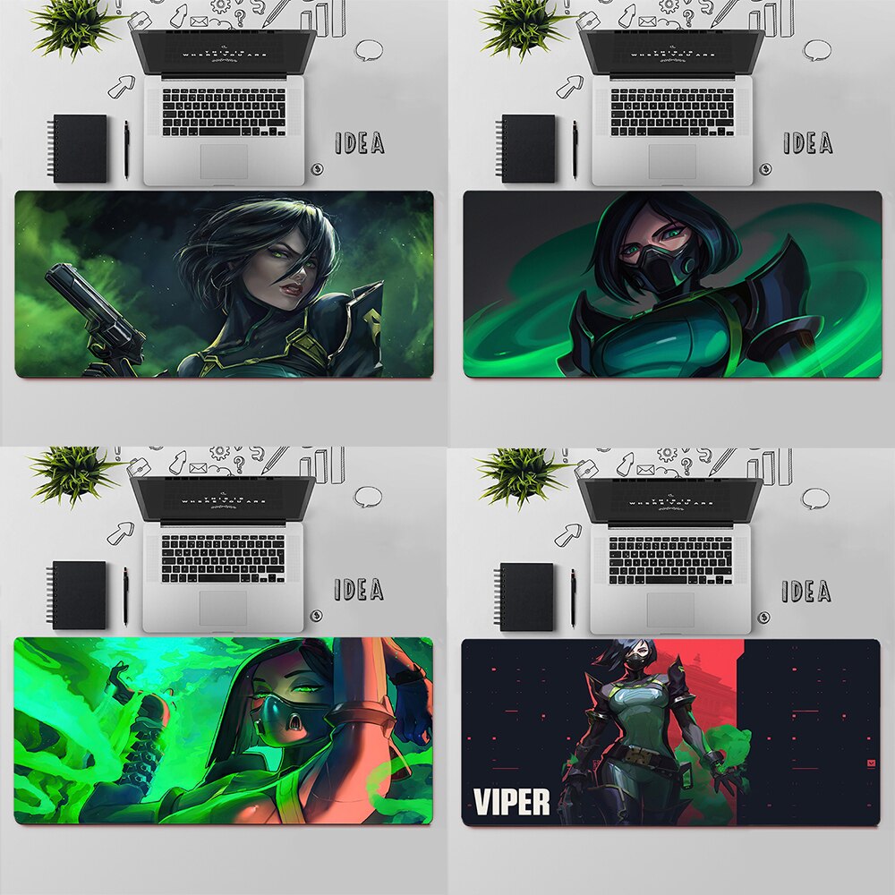 Valorant Viper Desk Mats | Valorant Gaming Mousepads | Gift For Agent Viper Player