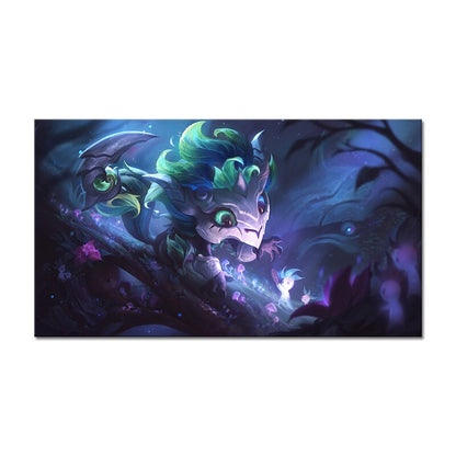 "Elderwood" Gnar Poster - Canvas Painting - League of Legends Fan Store