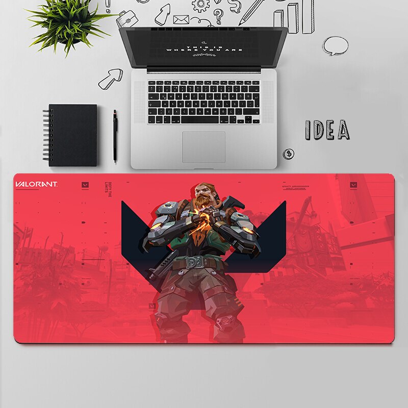 Valorant Breach Mousepads | Valorant Gaming Desk Mat Collection