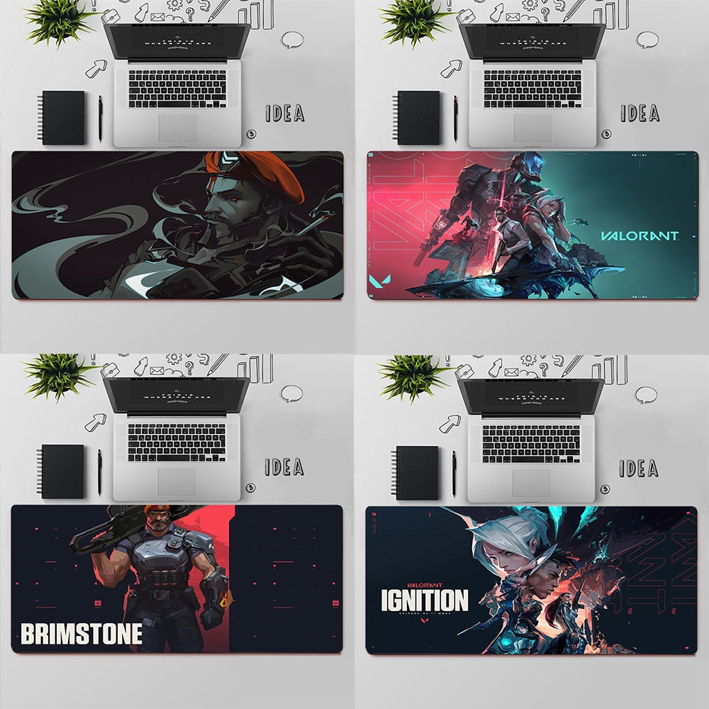 Valorant Brimstone Desk Mat | Valorant Gaming Mousepads | Gift For Brimstone Player