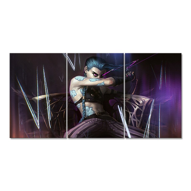 Arcane Jinx Poster - Canvas Painting - League of Legends Fan Store