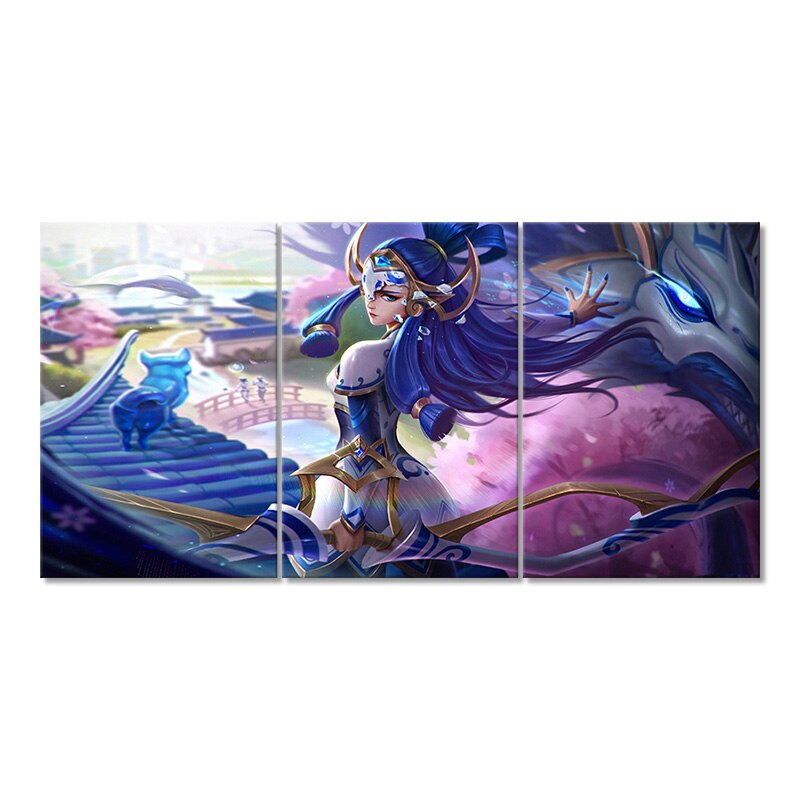 Kindred Ezreal Lux Poster - Canvas Painting - League of Legends Fan Store