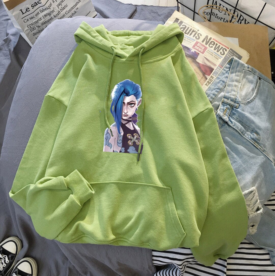 Jinx Arcane Cool Hoodie - League of Legends Fan Store