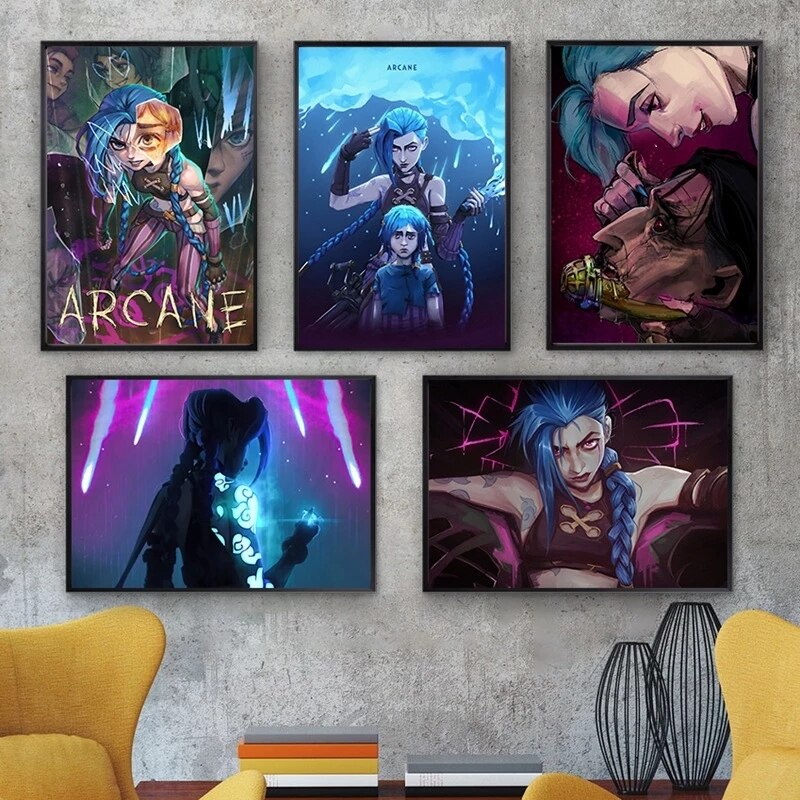 "The First Animated Drama" Arcane Series Poster - Canvas Painting - League of Legends Fan Store