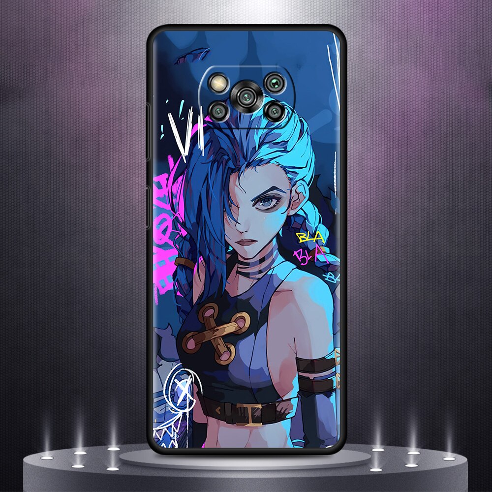 Collection 1 Silicone Phone Case For Xiaomi Mi Poco X3 NFC 11 Lite 11T Pro Note 10 10T 9 9T A2 M3 F3 F1 Shell Soft Cover Arcane Hot Anime Sac - League of Legends Fan Store