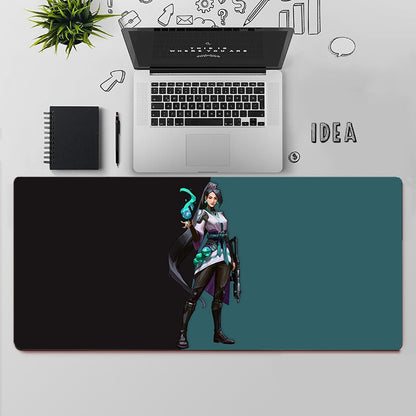 Valorant Sage Mousepads | Valorant Gaming Desk Mat Collection