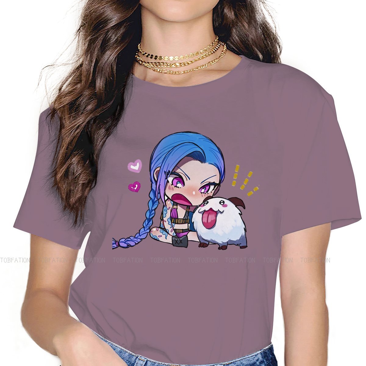 Arcane Cute Jinx Poro  T Shirt - League of Legends Fan Store