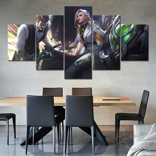 Leona Poster - Canvas Painting - League of Legends Fan Store