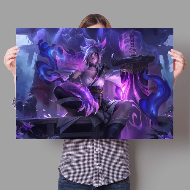 "Soul Lotus"  Poster - Canvas Painting Series 2 - League of Legends Fan Store