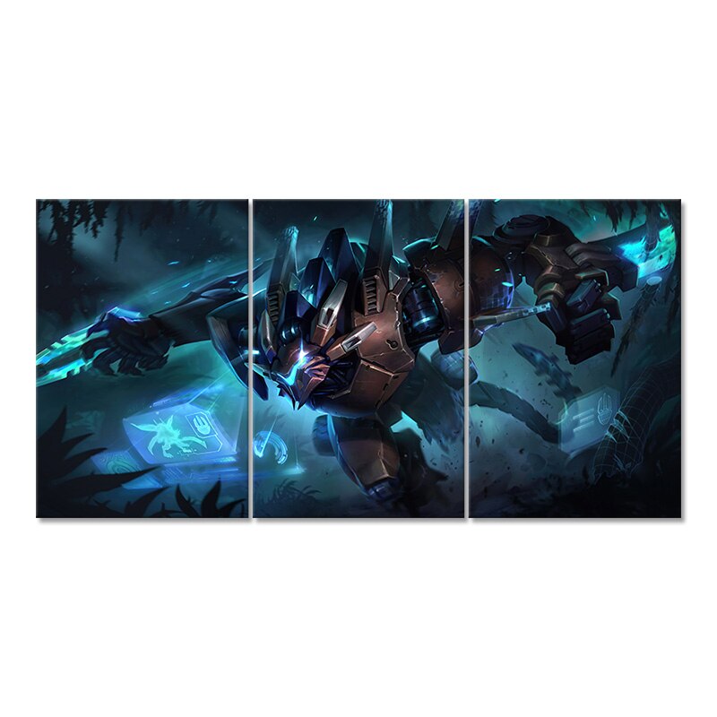 Rengar "Mecha" Poster - Canvas Painting - League of Legends Fan Store