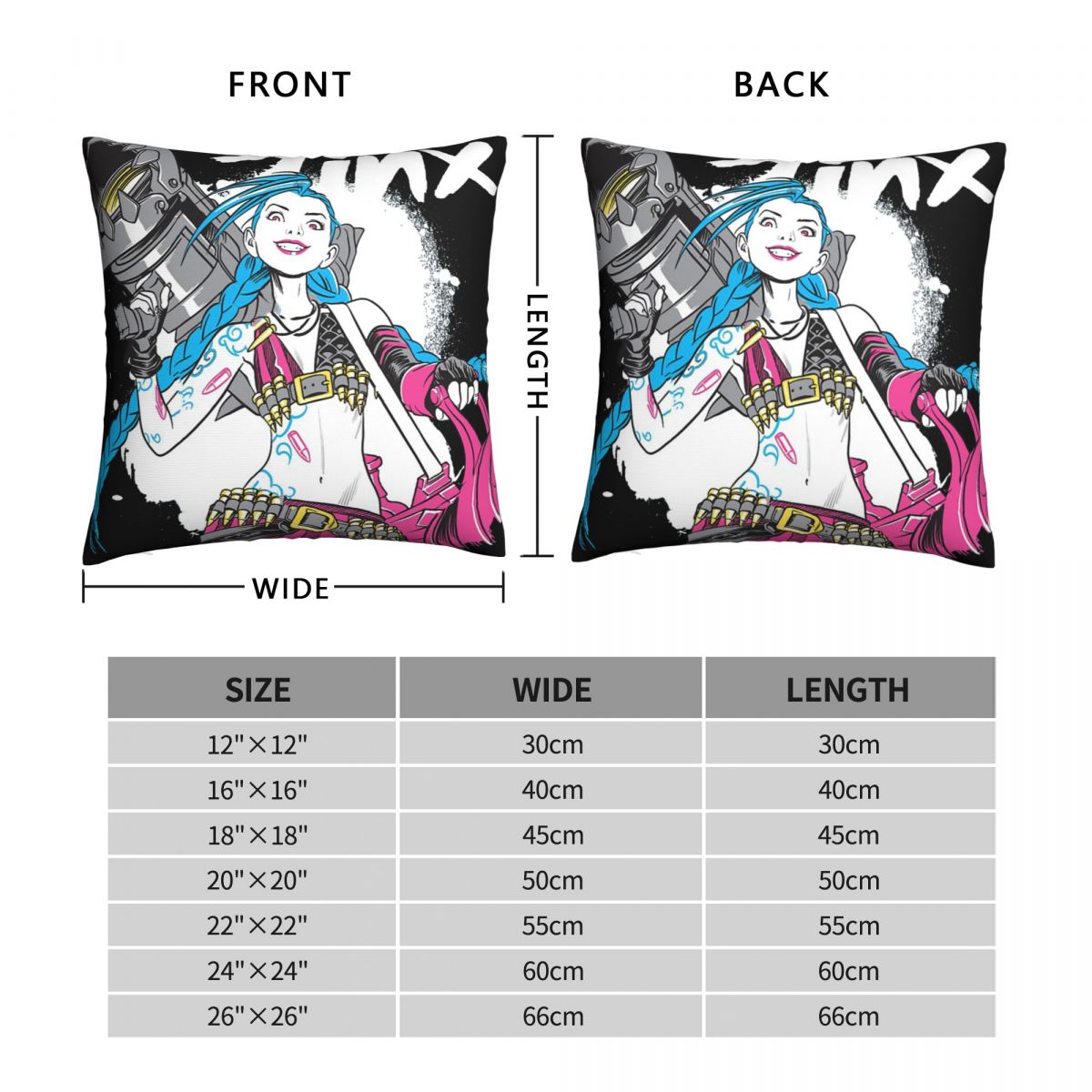 Havoc Warrior Polyester Cushion Cover - League of Legends Fan Store