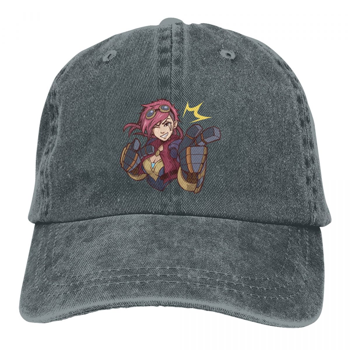 Arcane Vi Hat Sun Visor Baseball Cap - League of Legends Fan Store