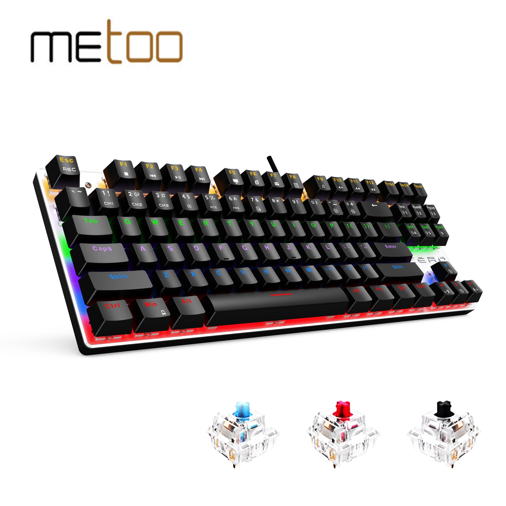 Metoo  Edition Mechanical Keyboard Blue Switch - League of Legends Fan Store