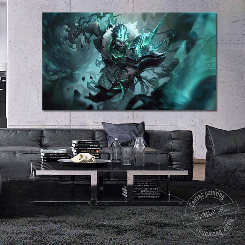 "Ruined Draven" Poster - Canvas Painting - League of Legends Fan Store