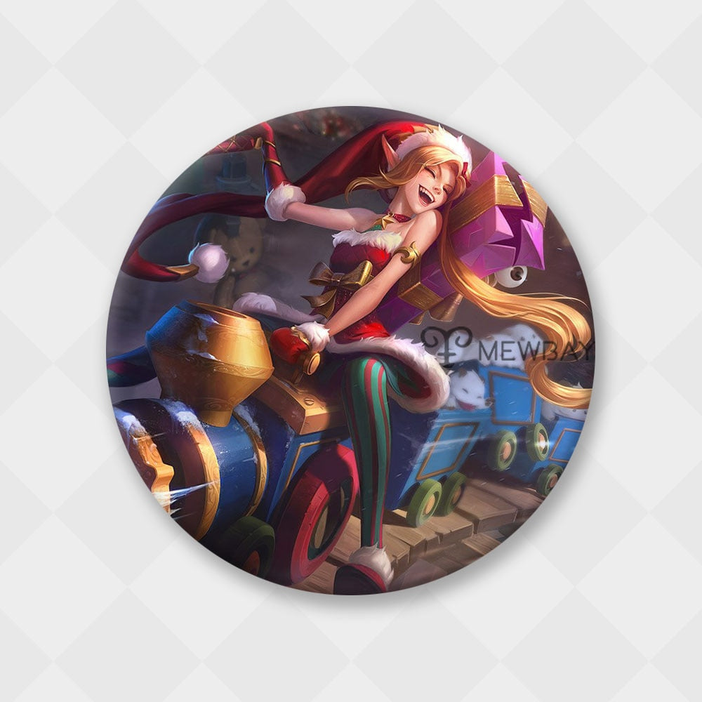 League of Legends Jinx Badge - Brooch Collection - League of Legends Fan Store