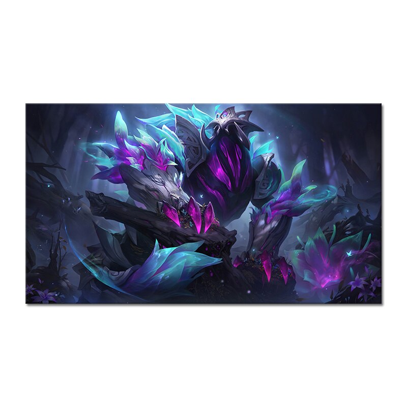 "Elderwood" RekSai Poster - Canvas Painting - League of Legends Fan Store