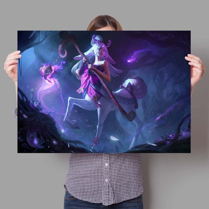 "Soul Lotus"  Poster - Canvas Painting Series 2 - League of Legends Fan Store