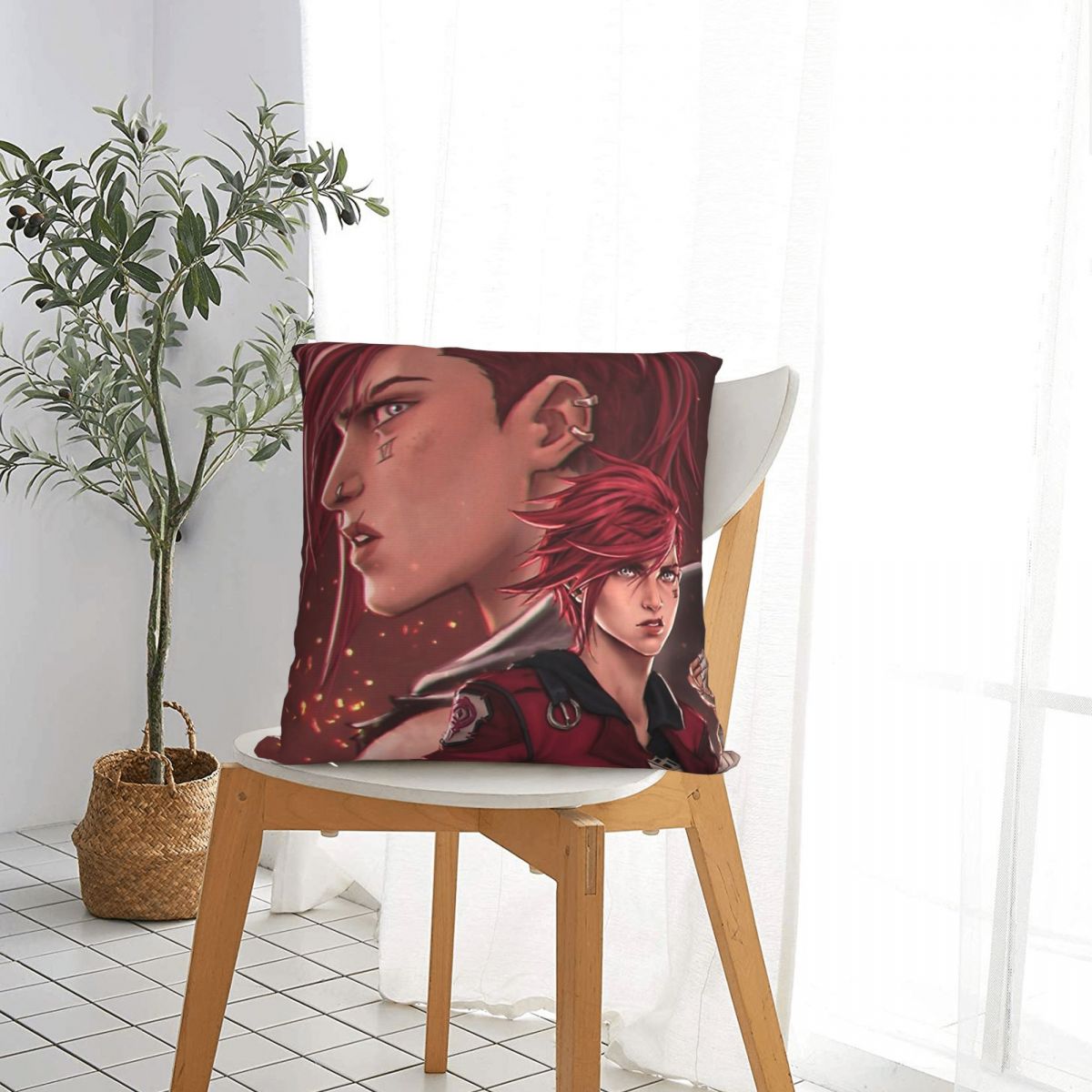 Throw Pillow Case Arcane 2 - League of Legends Fan Store