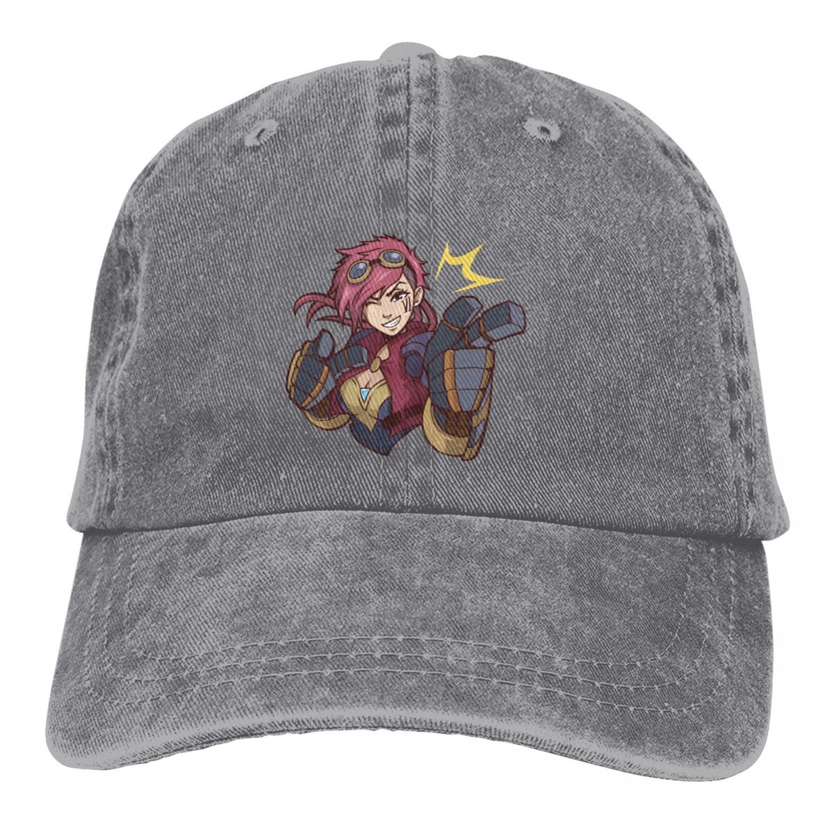 Arcane Vi Hat Sun Visor Baseball Cap - League of Legends Fan Store